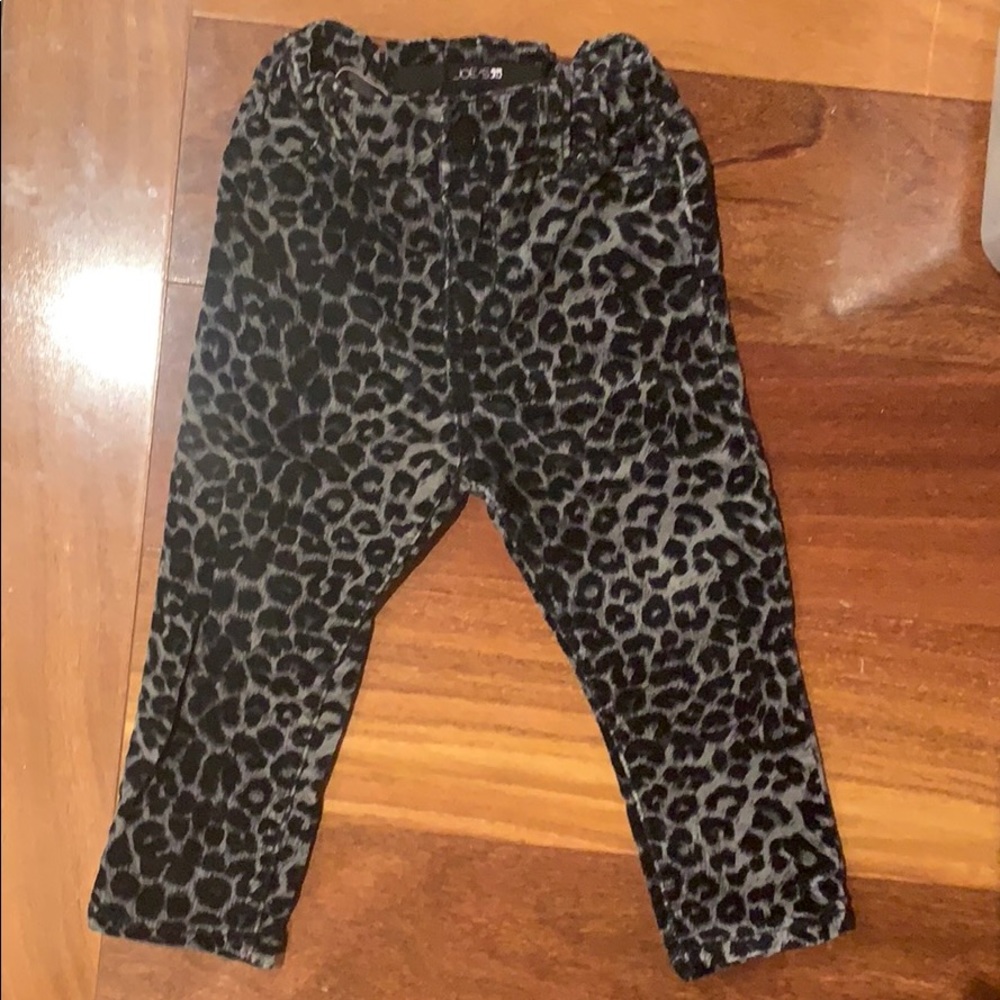 Joe’s Jeans cheetah velour pants